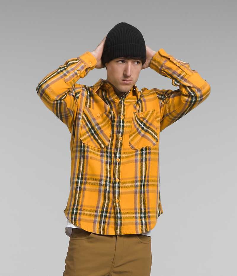 The North Face Valley Twill Flannel Skjorta Herr Guld | STOCKHOLM TZVDYU