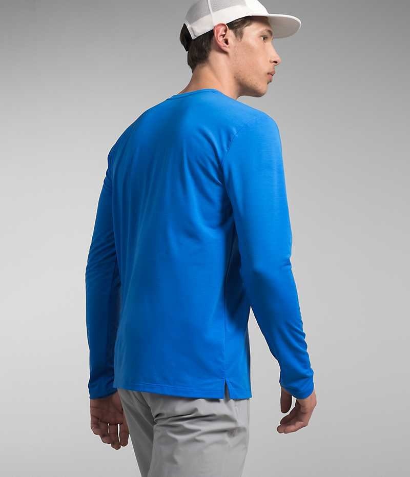 The North Face Wander Long Sleeve T-Shirt Herr Blå | STOCKHOLM RJVAEK