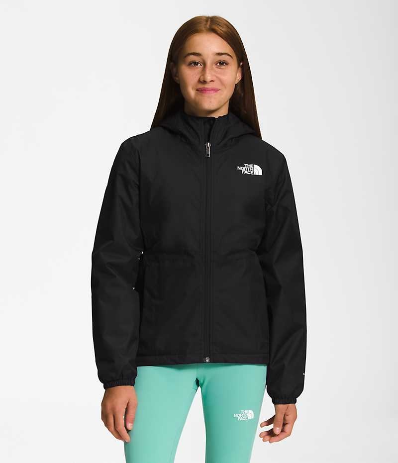 The North Face Warm Storm Regnjacka Tjej Svarta | SVERIGE DNTIVA